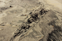 Black and White sand patterns