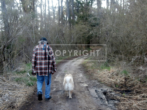 A man and his dog